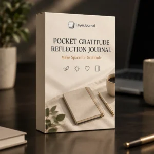 Pocket Gratitude Reflection Journal