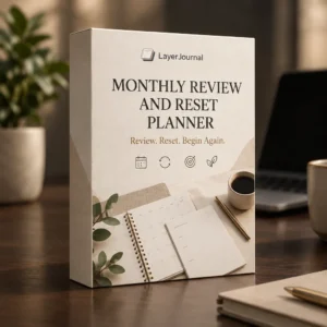 Monthly Review and Reset Planner