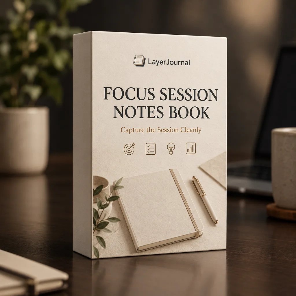Focus Session Notes Book