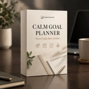 Calm Goal Planner
