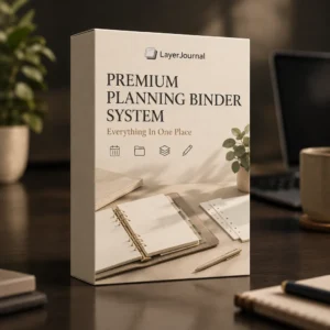 Premium Planning Binder System