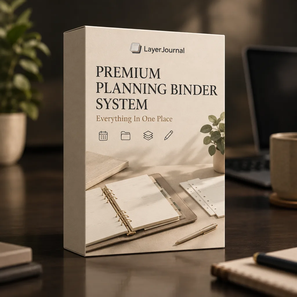 Premium Planning Binder System